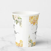 甘いビービーのまわりにシャワー 紙コップ (右)