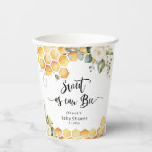 甘いビービーのまわりにシャワー 紙コップ (正面)