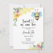 甘いビービーフローラシャワー 招待状 (正面)