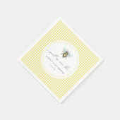 甘いビービーベイビーシャワーナプキンズ スタンダードカクテルナプキン (角)