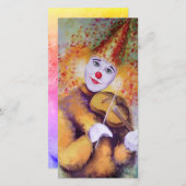 甘いピエロ遊のバイオリン サンキューカード (正面/裏面)