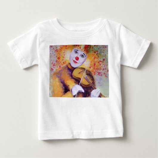 甘いピエロ遊のバイオリン ベビーTシャツ (正面)