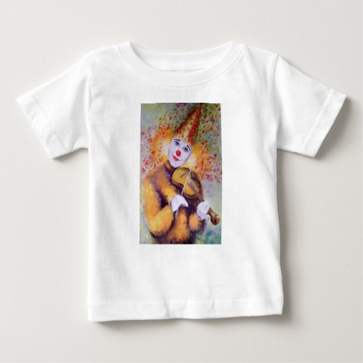 甘いピエロ遊のバイオリン ベビーTシャツ (正面)