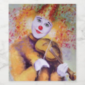 甘いピエロ遊のバイオリン ワインラベル (シングルラベル)