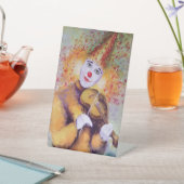 甘いピエロ遊のバイオリン 台座サイン (インサイチュ)