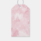 甘いピンクのアイスクリーム誕生日パーティー ギフトタグ (裏面)