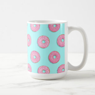 甘いピンクのグレードドーナツ コーヒーマグカップ