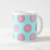 甘いピンクのグレードドーナツ ジャンボコーヒーマグカップ (正面右)