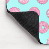 甘いピンクのグレードドーナツ マウスパッド (コーナー)