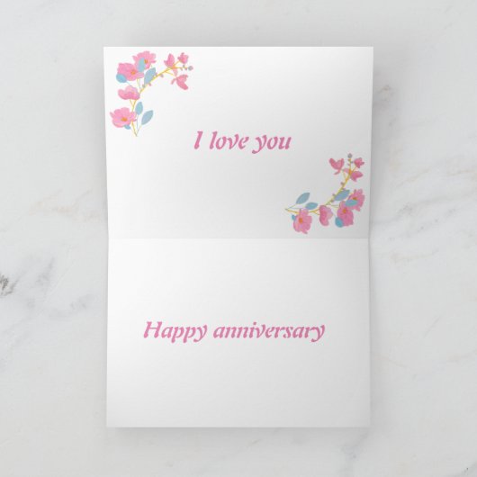 甘いピンクの夢 カード (内部)