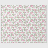 甘いピンクの椿の花 ラッピングペーパー (フラット)