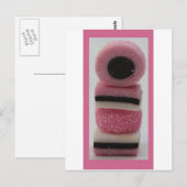 甘いピンクの液体 ポストカード (正面/裏面)