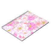 甘いピンクの花 ノートブック (左側)