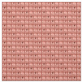 甘いピンクの象のパターン ファブリック (見本)