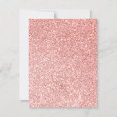 甘いピンクの開花ピンクの女の子シャワーがベビーを願う ノートカード (裏面)
