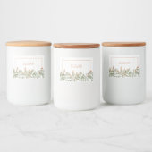 甘いピーチフローラ食品容器ラベル フードラベル (ボトル)