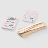 甘いフクロウと蝶の誕生日 ハンドファン (組立なし)