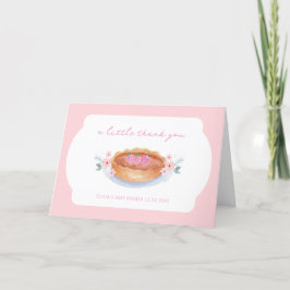 甘いフローラかわいこちゃんパイラズベリーベビーシャワー サンキューカード