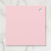 甘いフローラかわいこちゃんパイラズベリーベビーシャワー フェイバータグ (裏面)