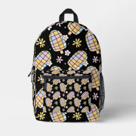 甘いフローラアイスお洒落クリーム – 夏のパターン プリントバックパック