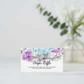 甘いフローラベビーシャワーおむつラッフルカード エンクロージャーカード (スタンド正面)