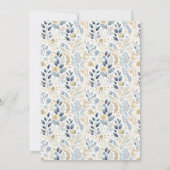 甘いフローラリハーサルディナーダスティブルーID1045 招待状 (裏面)