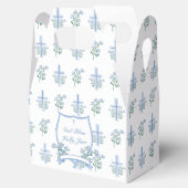 甘いフローラ神聖なバプテスムファースト聖餐式クレスト フェイバーボックス (オープン)