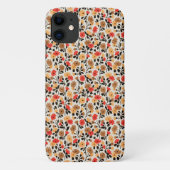 甘いフローラ花ヴィンテージレトロ電話ケース Case-Mate iPhoneケース (裏面)