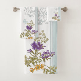 甘いフローラ茎浴用タオルセット バスタオルセット