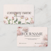 甘いフローラ 名刺 (正面/裏面)