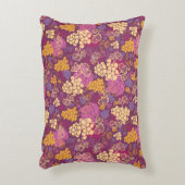 甘いブドウつる植物パターン背景 アクセントクッション (正面(垂直))