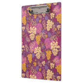 甘いブドウつる植物パターン背景 クリップボード (左)