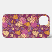 甘いブドウのつる植物パターンの背景 Case-Mate iPhoneケース (裏面 (横))