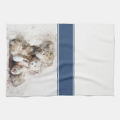 甘いブラウンのテディー・ベアの台所タオル キッチンタオル (横)