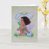 甘いブラックベリーNotecard カード (黄色い花)