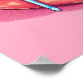 甘いブリス：青いフロステッドドーナツ ポスター (角)