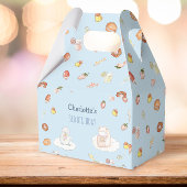 甘いブルーウォーターカラーデザート子供の誕生日 フェイバーボックス