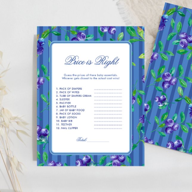 甘いブルーベリー価格は右ベビーシャワーゲーム (クリエイターアップロード済み)