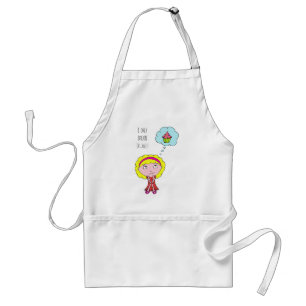 甘いブロンドの女の子 スタンダードエプロン