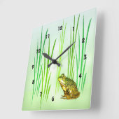 甘いプリンセス 魅力的 スクエア壁時計 (傾斜)