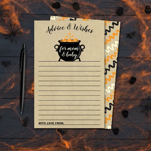 甘いベビーがハロウィーンの赤ちゃんシャワーを醸造している