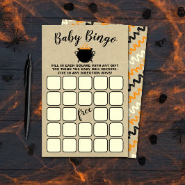 甘いベビーがハロウィーンの赤ちゃんシャワーを醸造している