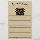 甘いベビーがハロウィーンの赤ちゃんシャワーを醸造している (正面)