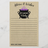 甘いベビーがハロウィーンの赤ちゃんシャワーを醸造している (正面)