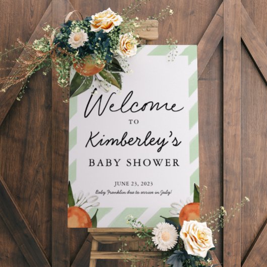 甘いベビーが途中でクレメンティン歓迎 ポスター