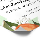 甘いベビーが途中でクレメンティン歓迎 ポスター (角)