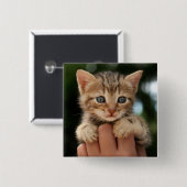 甘いベビーの子ネコ 缶バッジ (正面&裏面)