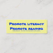 甘いベビーの就寝時間物語のしおり スキニー名刺 (裏面)