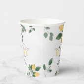 甘いベビーの水色レモンベビーシャワー 紙コップ (右)