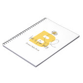 甘いベビーの蜂のベビーの本または写真アルバム ノートブック (左側)